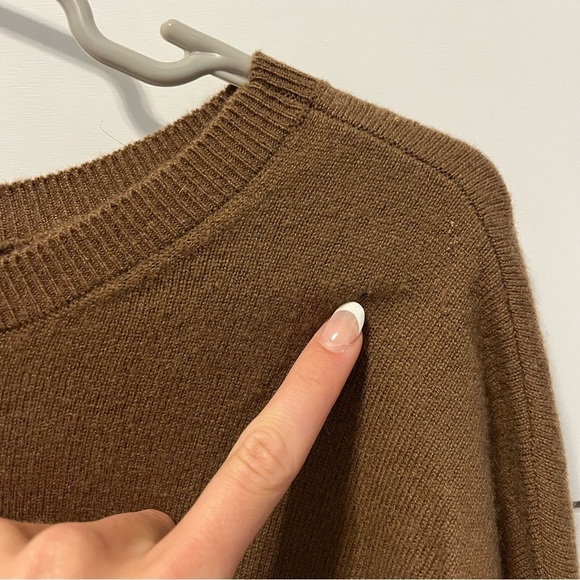 Vince Brown 100% Cashmere Sweater - Picture 5 of 10